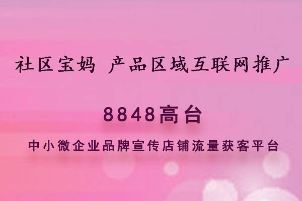 人才服务社区宝妈团长推广方法推广费用